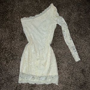 Cream Lace Dress